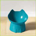 Elevated Long-Ear Pet Feeding Bowl - Blue