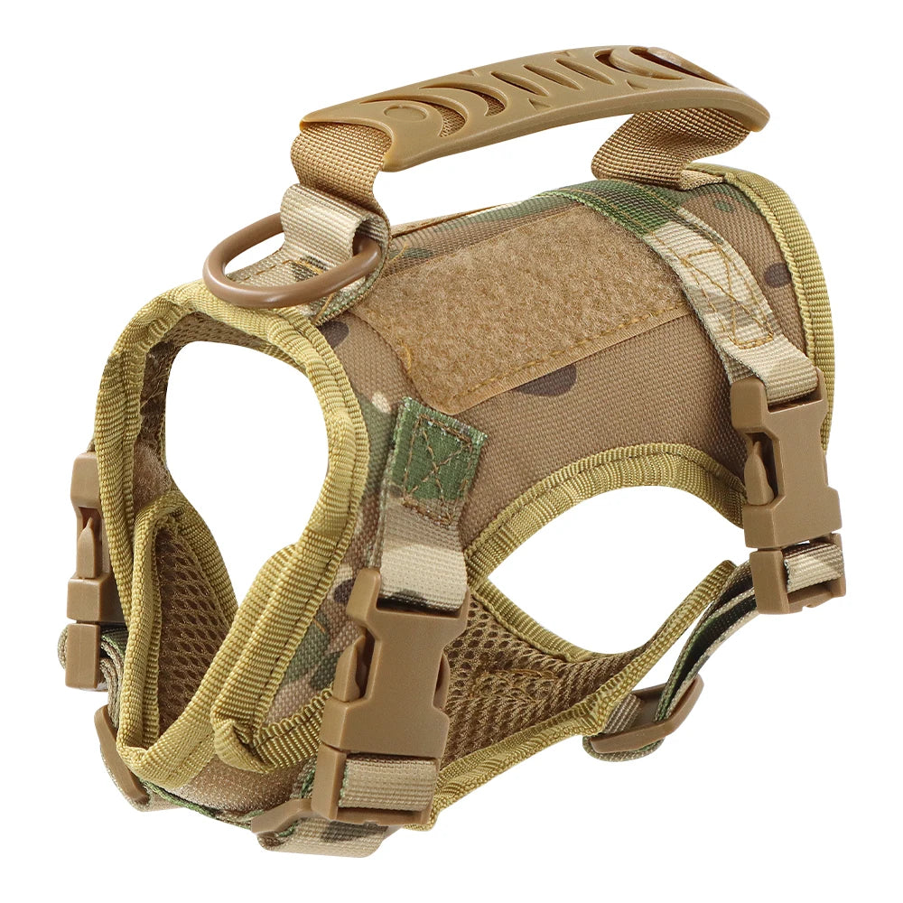 Tactical Harness & Leash Set for Small Pets - Camouflage Harness