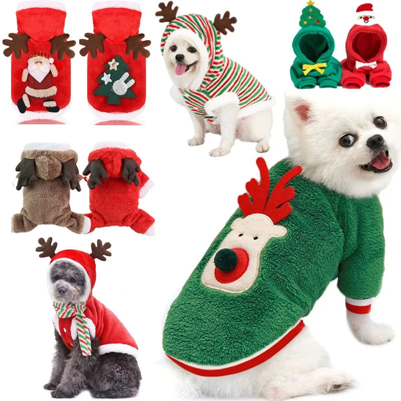 Christmas Fleece Sweater for Dogs & Cats – product overview