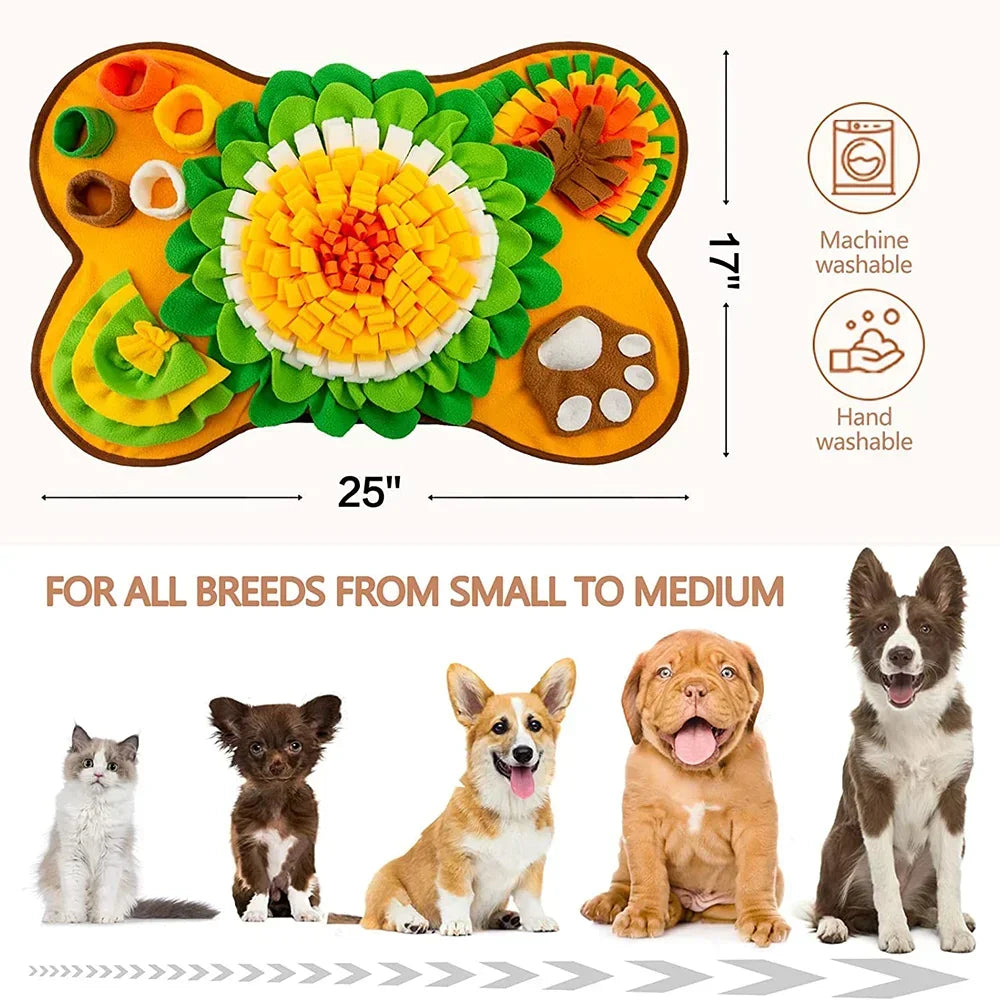 Large Snuffle Mat for Dogs – Slow Feeder & Sniffing Puzzle