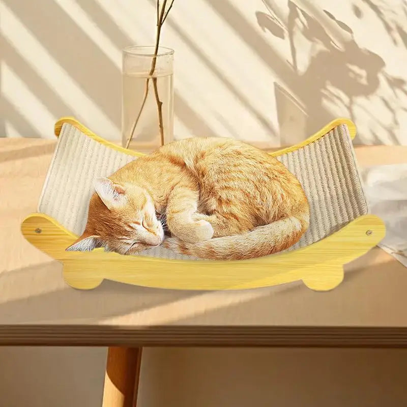 Cat Scratcher Lounge Bed – Sisal Lounger & Oval Bed Styles