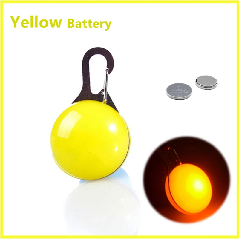 USB Rechargeable LED Safety Dog Collar - Yellow – Pendant