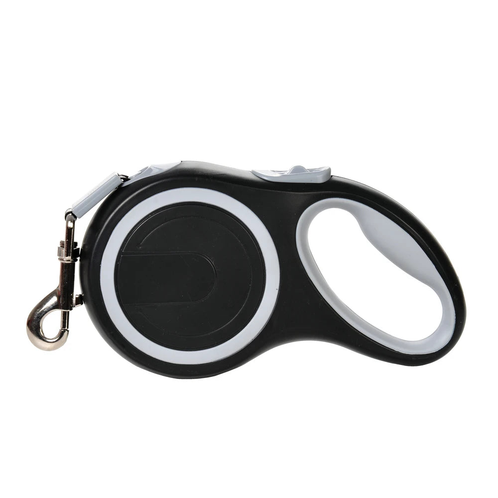 Heavy-Duty Retractable Dog Leash - Gray