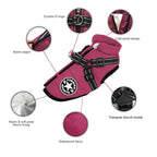 Waterproof Winter Dog Coat with Built-In Harness – Fleece-Lined