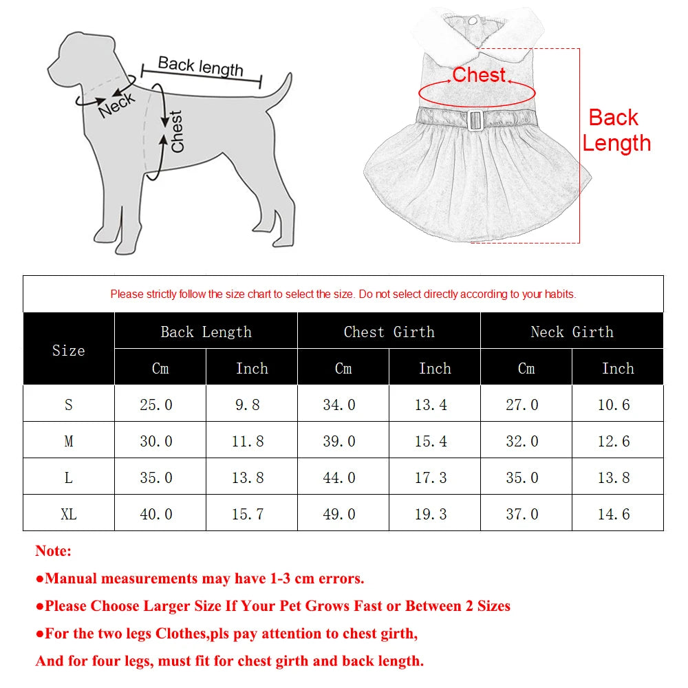 Red Christmas Dress for Dogs & Cats – product photo 6