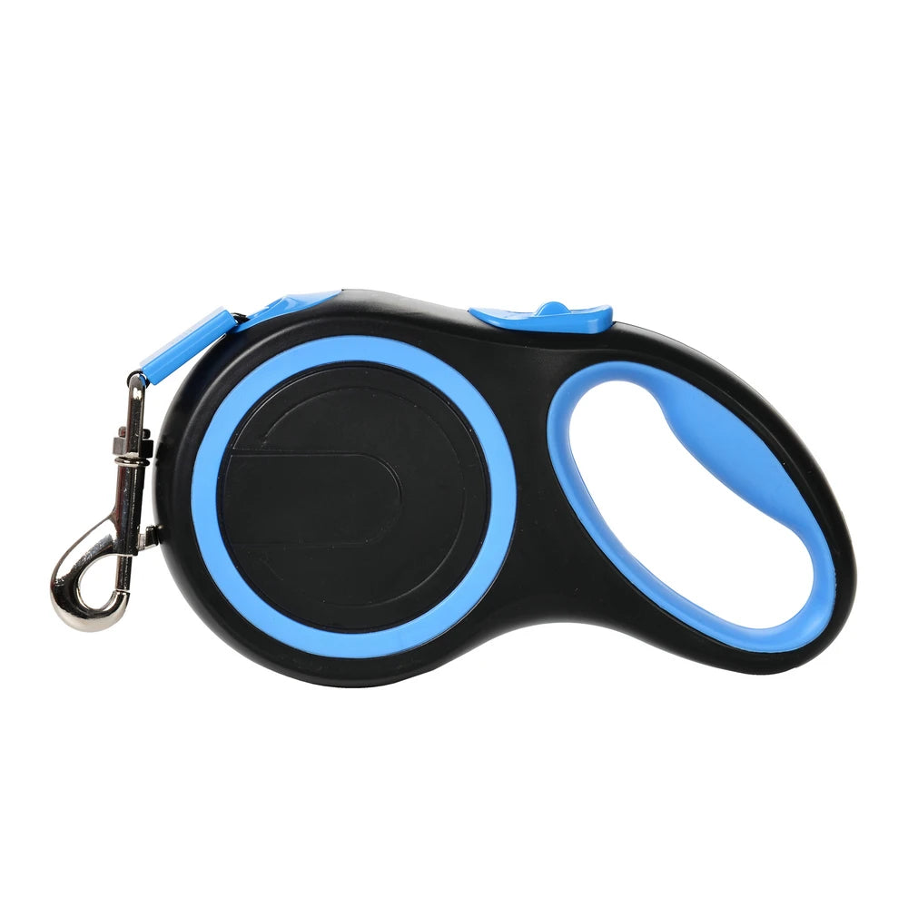 Heavy-Duty Retractable Dog Leash - Blue