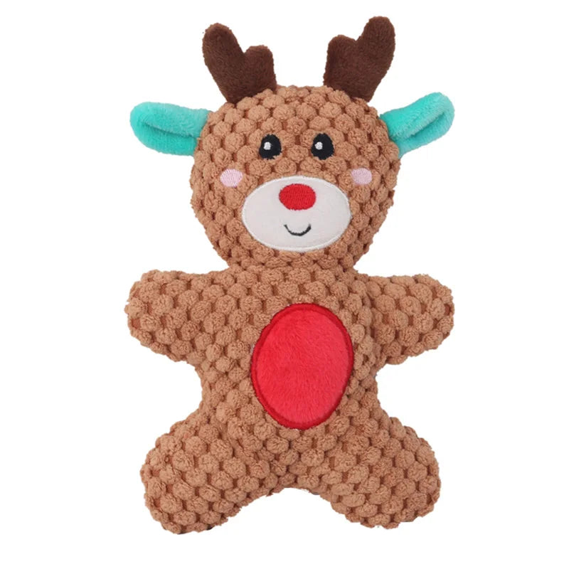 Christmas Squeaky Plush Dog Toys – product photo 5