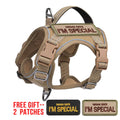 Tactical Harness for Small Dogs with Control Handle - Khaki Harness