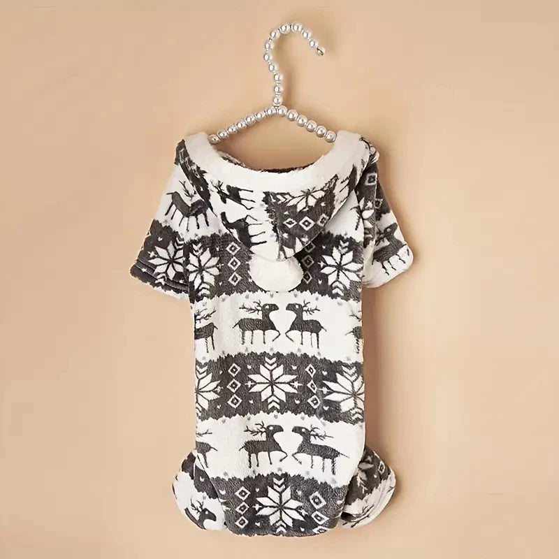 Reindeer Fleece Dog Pajamas – product photo 10