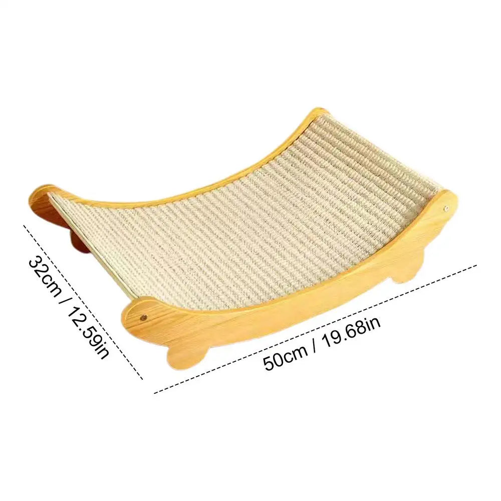 Cat Scratcher Lounge Bed – Sisal Lounger & Oval Bed Styles