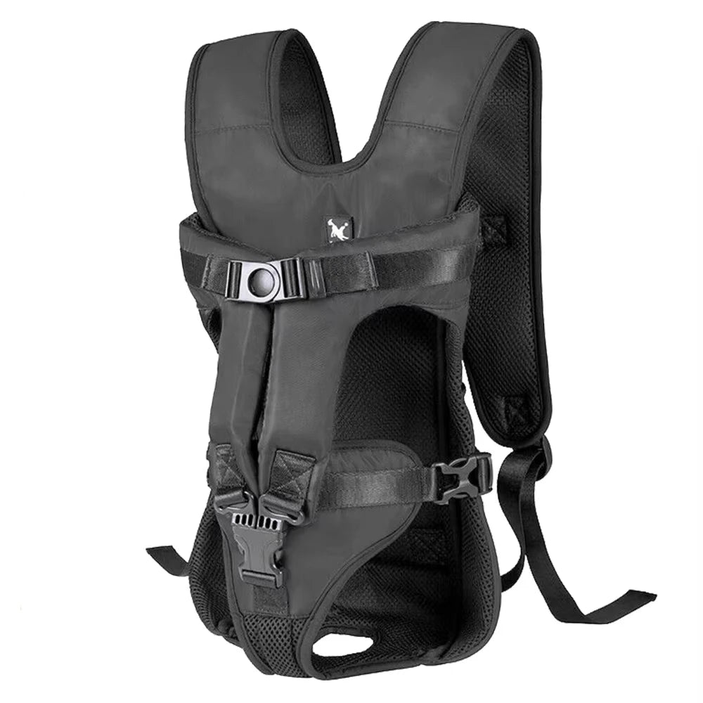 Hands-Free Front Dog Carrier Backpack – Legs-Out & Padded