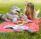2-in-1 Travel Dog Bowl with Treat Storage