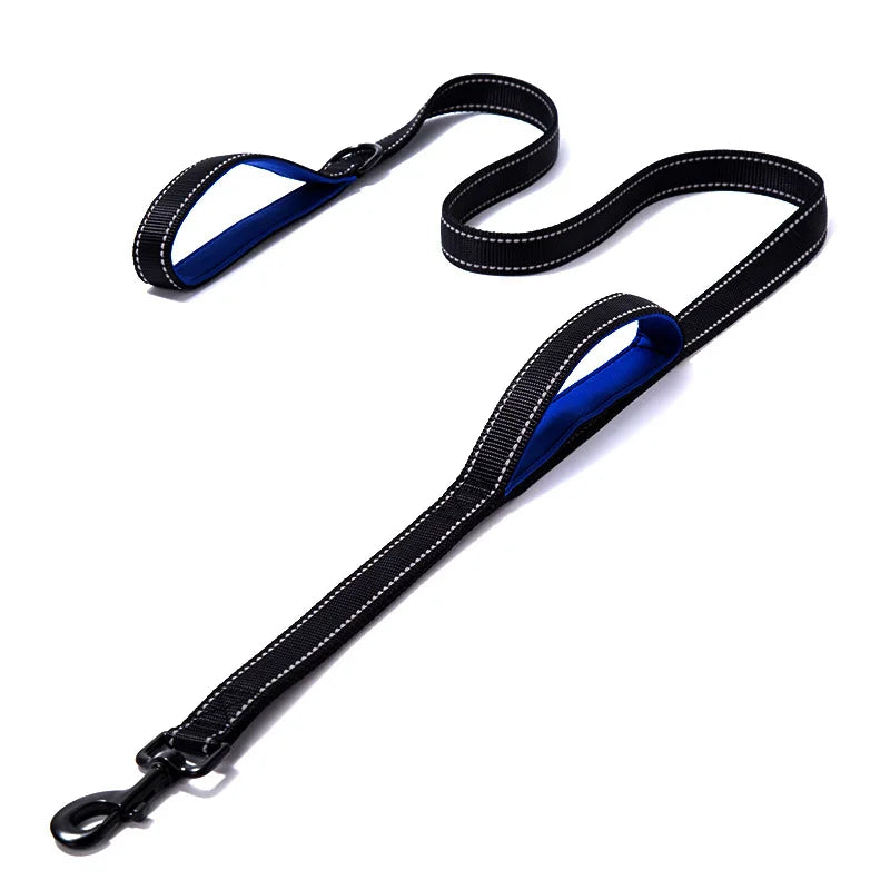 Double-Handle Reflective Training Dog Leash