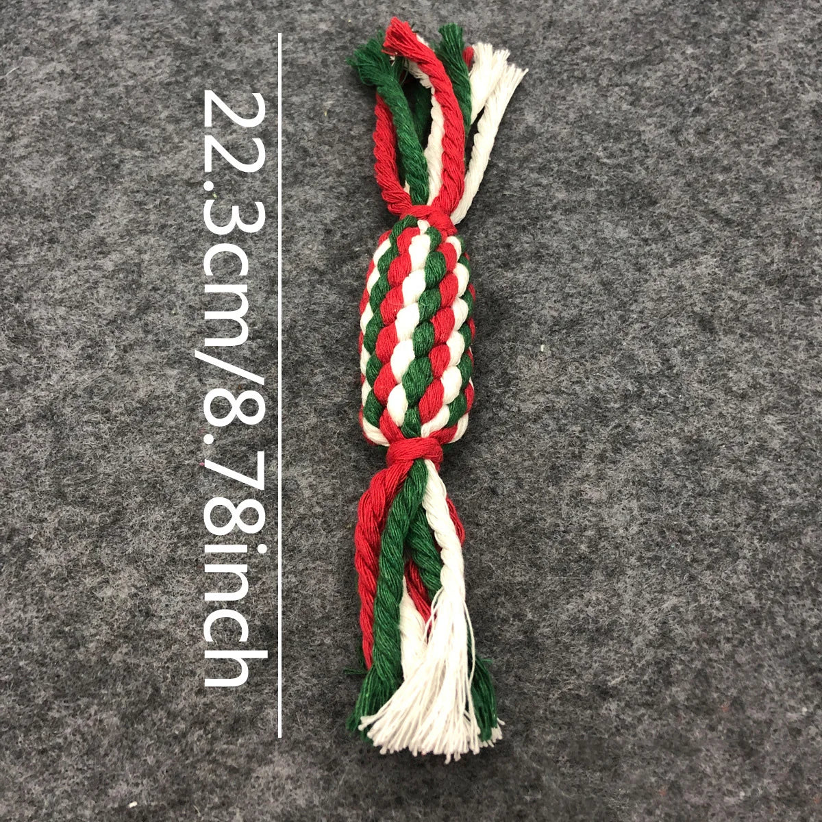 Holiday Rope & Plush Dog Toys – product photo 5