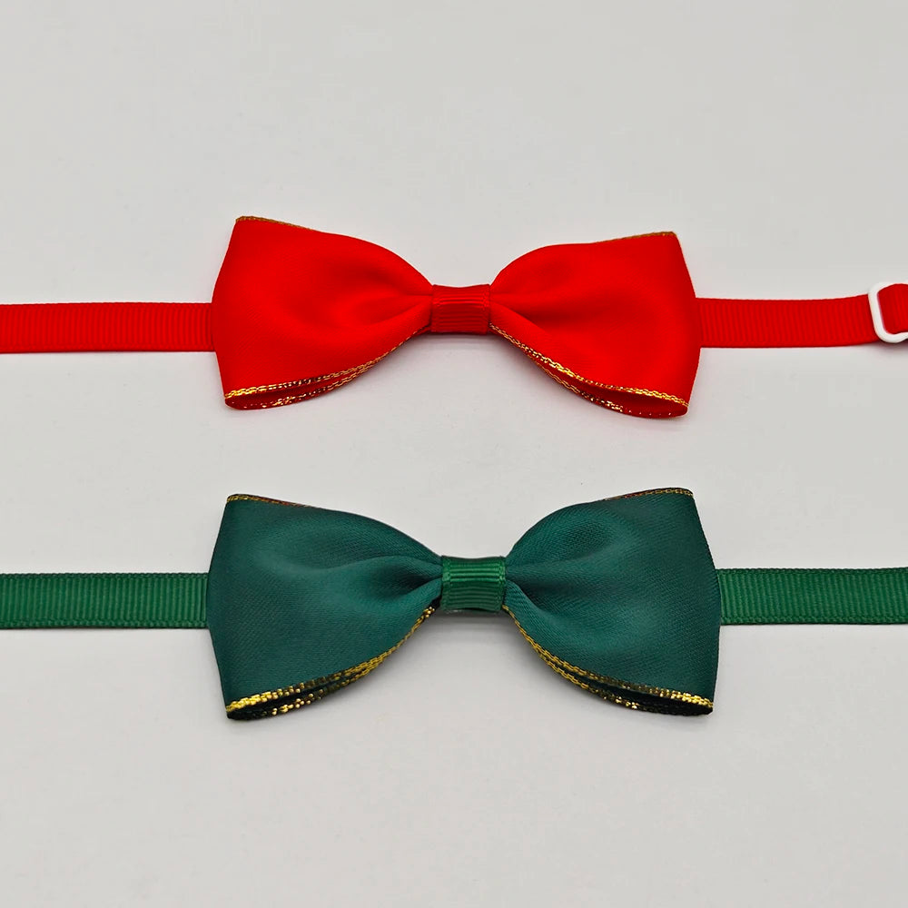 Christmas Pet Bow Ties – 10-Pack – product photo 3
