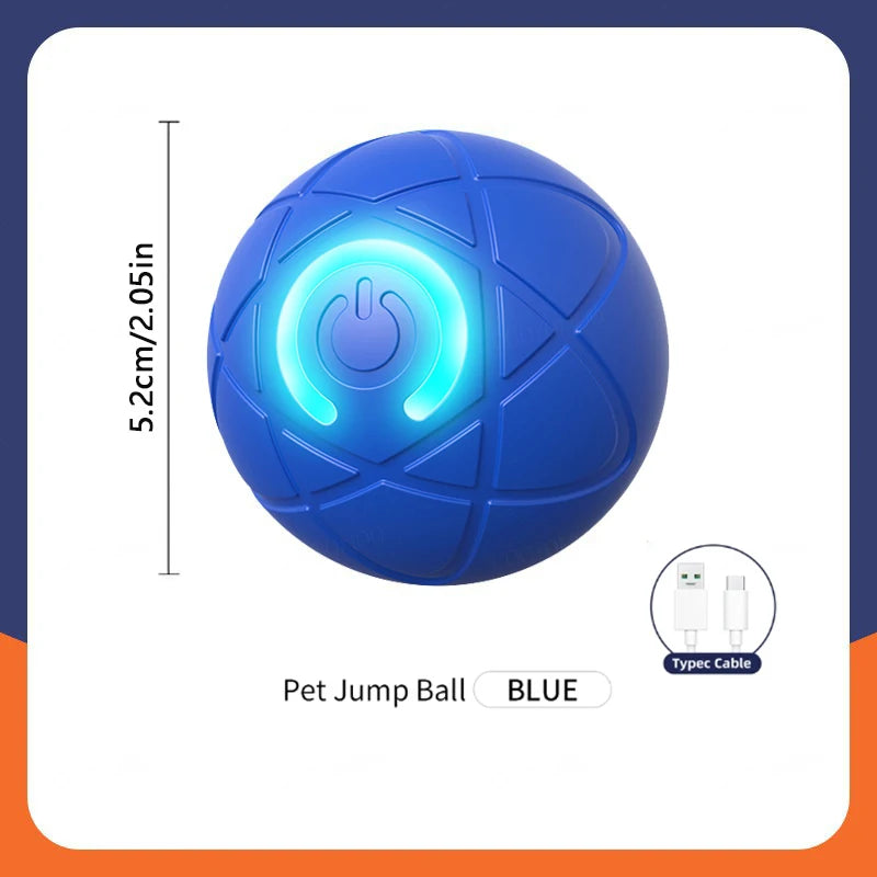 USB Rechargeable Interactive Dog Ball - Blue X