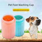 Portable Dog Paw Cleaner Cup – Soft Silicone Paw Washer