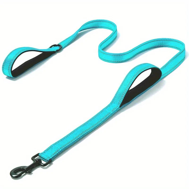 Double-Handle Reflective Training Dog Leash
