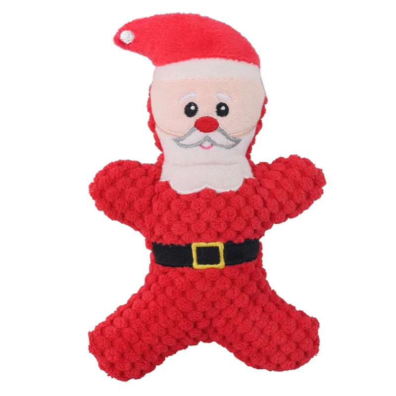 Christmas Squeaky Plush Dog Toys – product photo 13