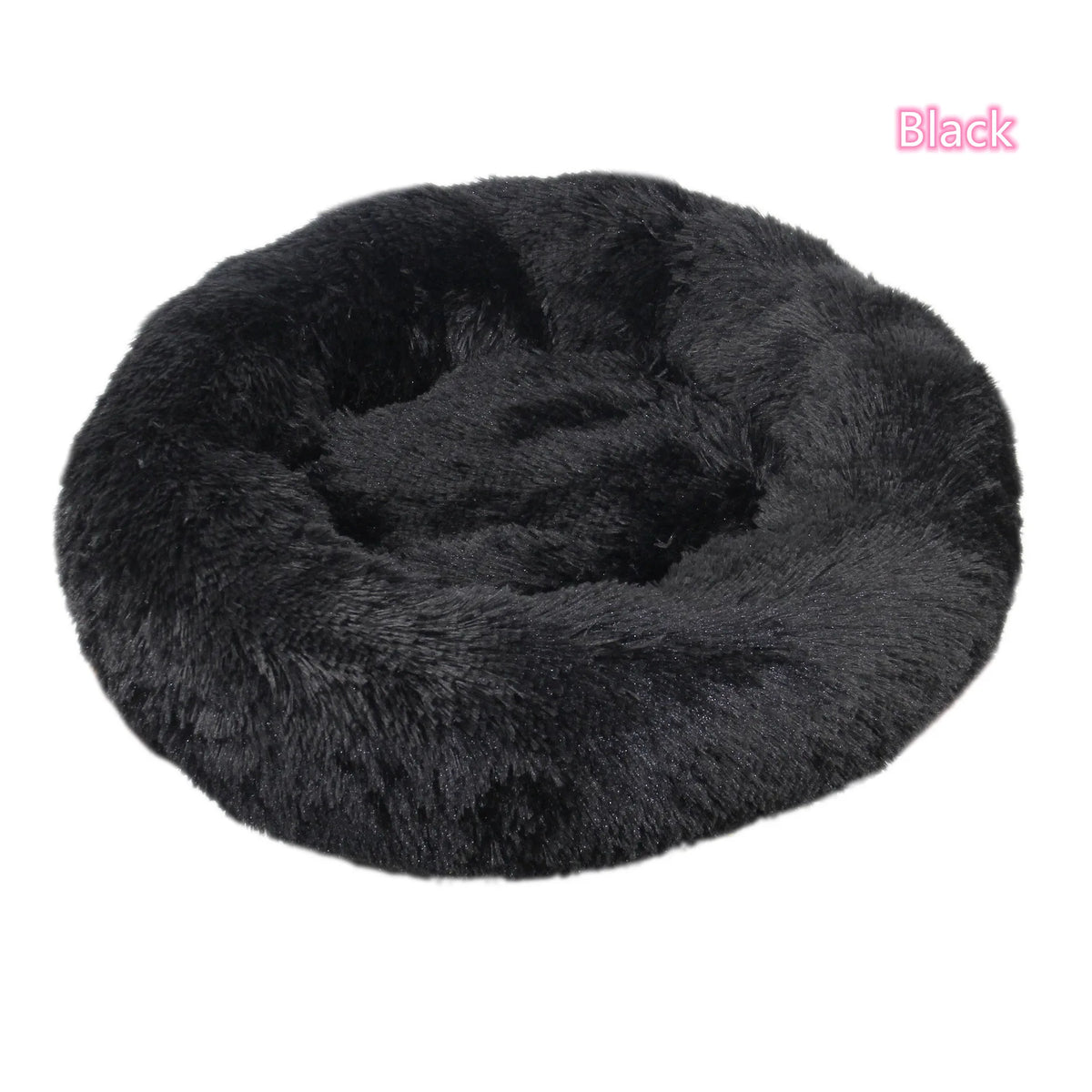 Calming Donut Bed for Dogs & Cats – Fluffy Plush