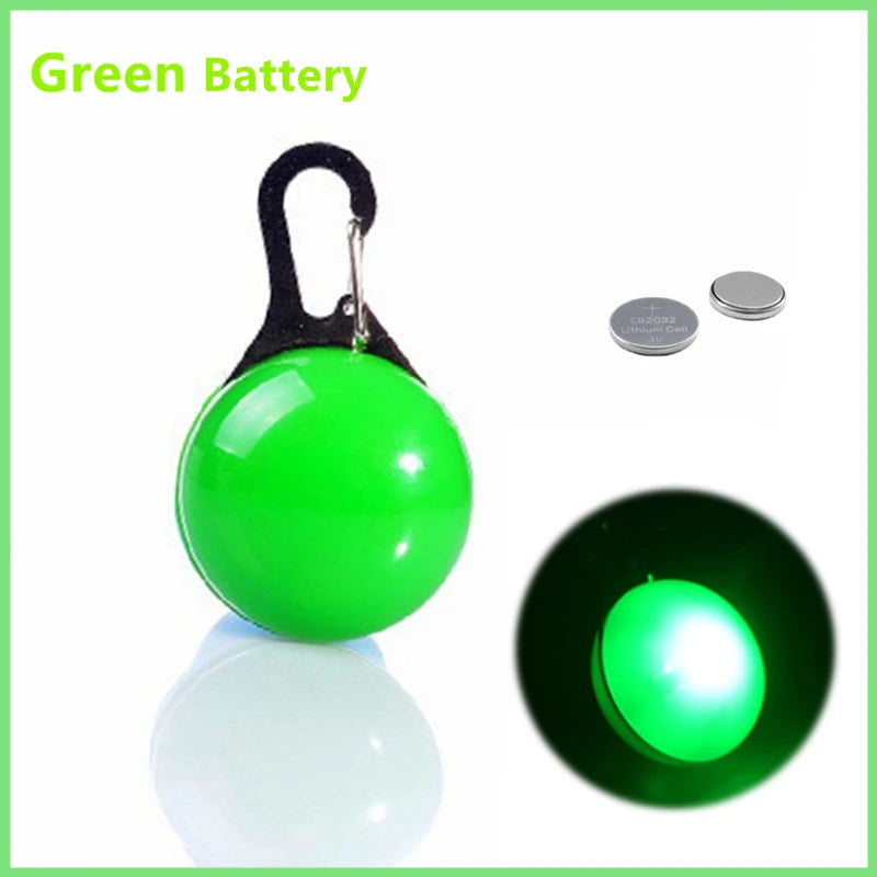 USB Rechargeable LED Safety Dog Collar - Green – Pendant