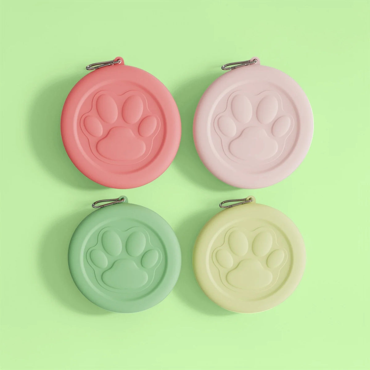 2-in-1 Travel Dog Bowl with Treat Storage