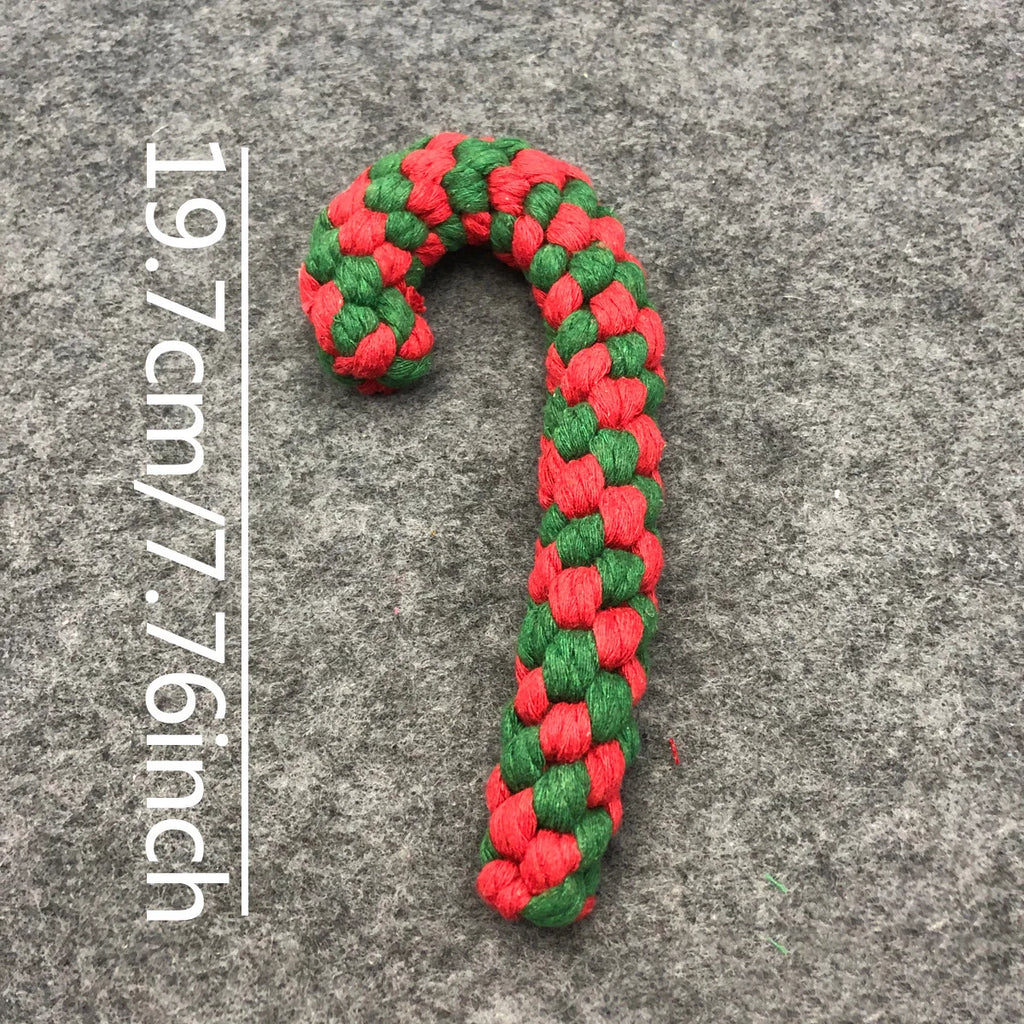 Holiday Rope & Plush Dog Toys – product photo 6