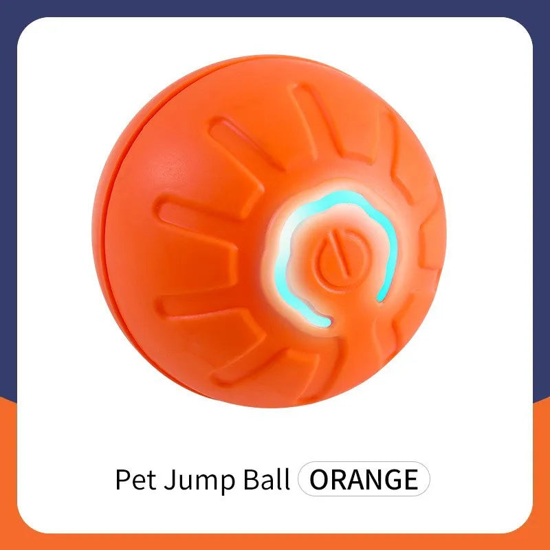 USB Rechargeable Interactive Dog Ball - Orange 1
