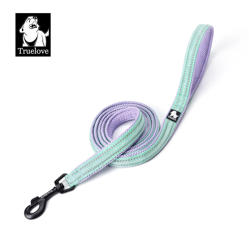 Soft-Padded Reflective Dog Leash - Pastel Lilac