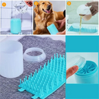 Portable Dog Paw Cleaner Cup – Soft Silicone Paw Washer