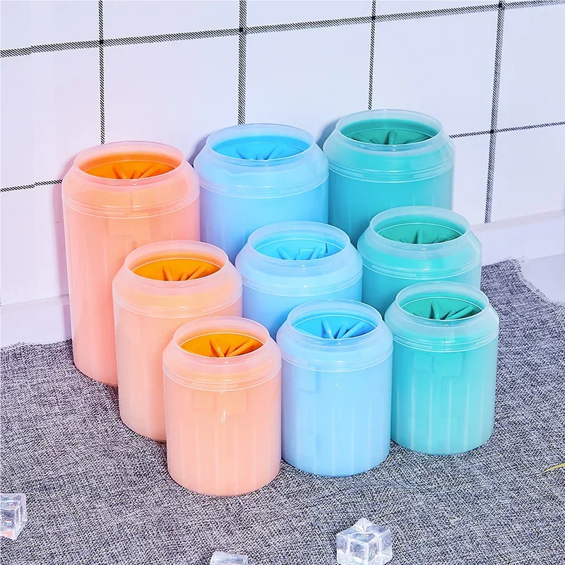 Portable Dog Paw Cleaner Cup – Soft Silicone Paw Washer