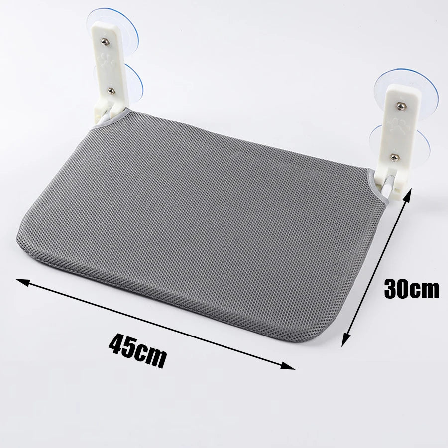 Foldable Cat Window Perch with Suction Cups