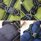 Waterproof Winter Dog Coat with Built-In Harness – Fleece-Lined