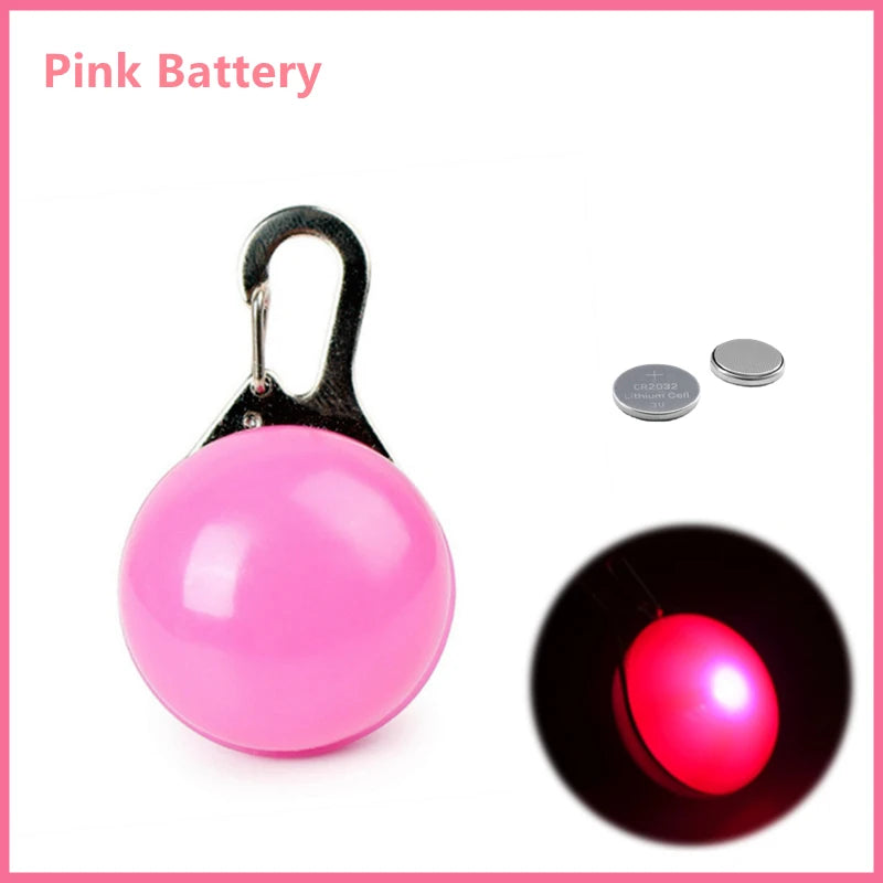 USB Rechargeable LED Safety Dog Collar - Pink – Pendant