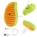 Steam Brush for Cats & Dogs – Spray Grooming & Massage