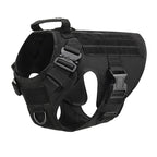 Heavy-Duty Tactical Dog Harness with Handle - Black Harness