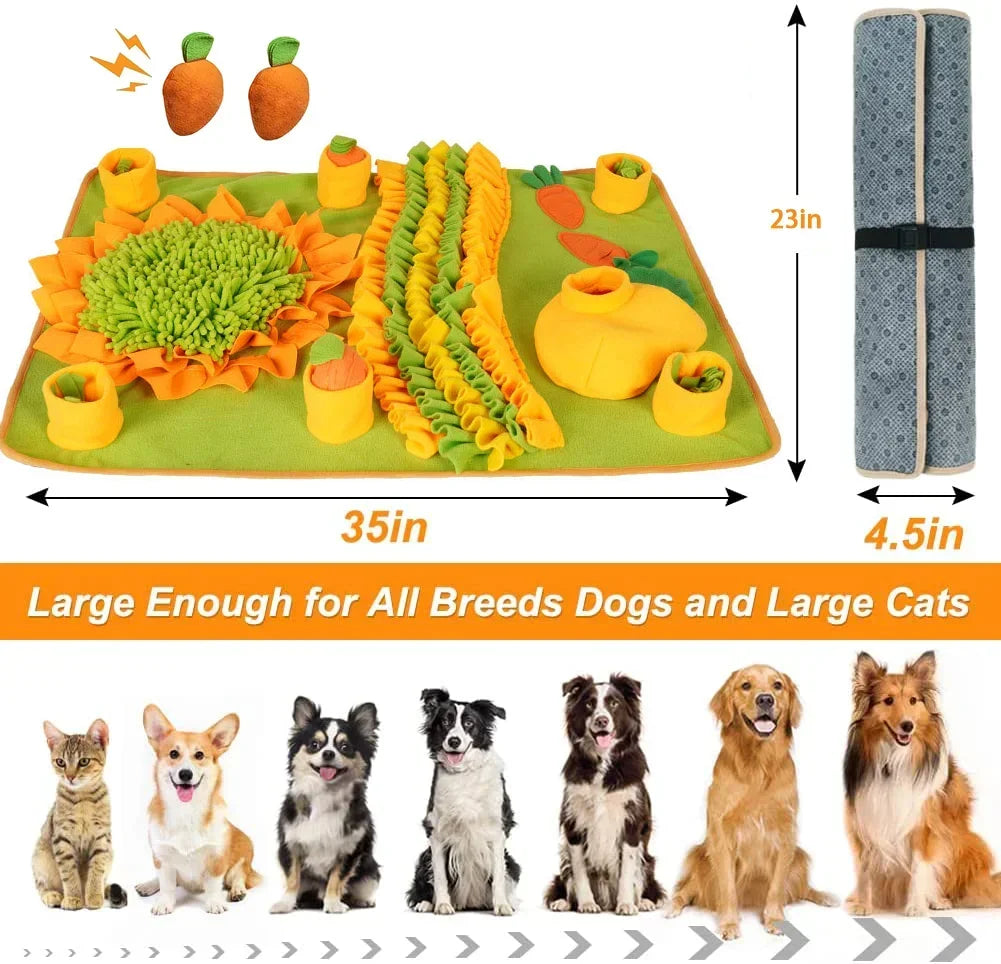 Large Snuffle Mat for Dogs – Slow Feeder & Sniffing Puzzle