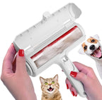Reusable Pet Hair Remover Roller – Self-Cleaning, No Refills