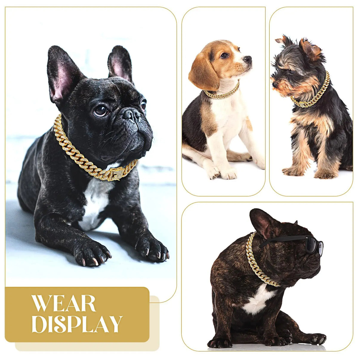 Cuban Link Diamond Dog Collar – photo 2