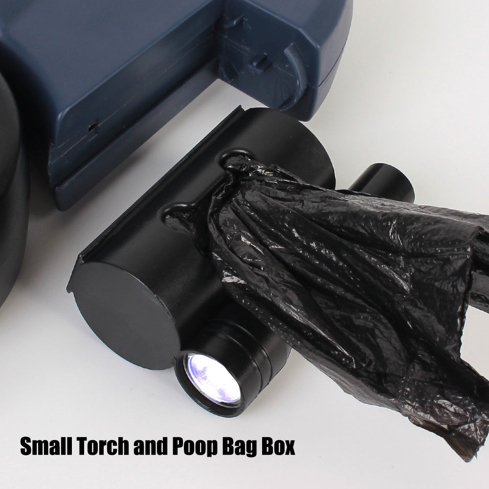 3m Retractable Dog Leash with LED & Bag Holder
