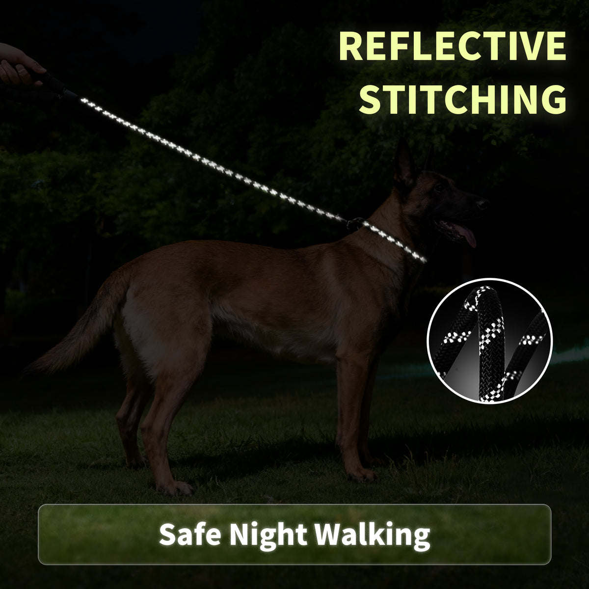 Multi-Grip Reflective Dog Leash – photo 7