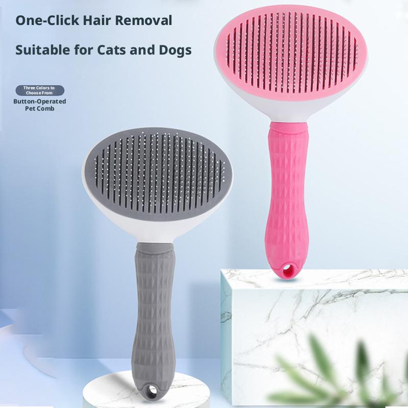 Self-Cleaning Pet Grooming Brush – photo 13
