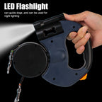 3m Retractable Dog Leash with LED & Bag Holder