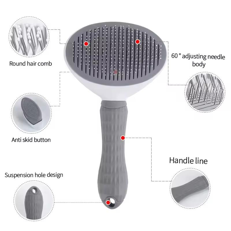 Self-Cleaning Pet Grooming Brush – photo 10