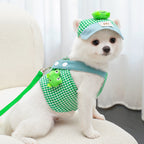 Duck & Frog Harness Set with Leash & Cap – Small Dogs & Cats