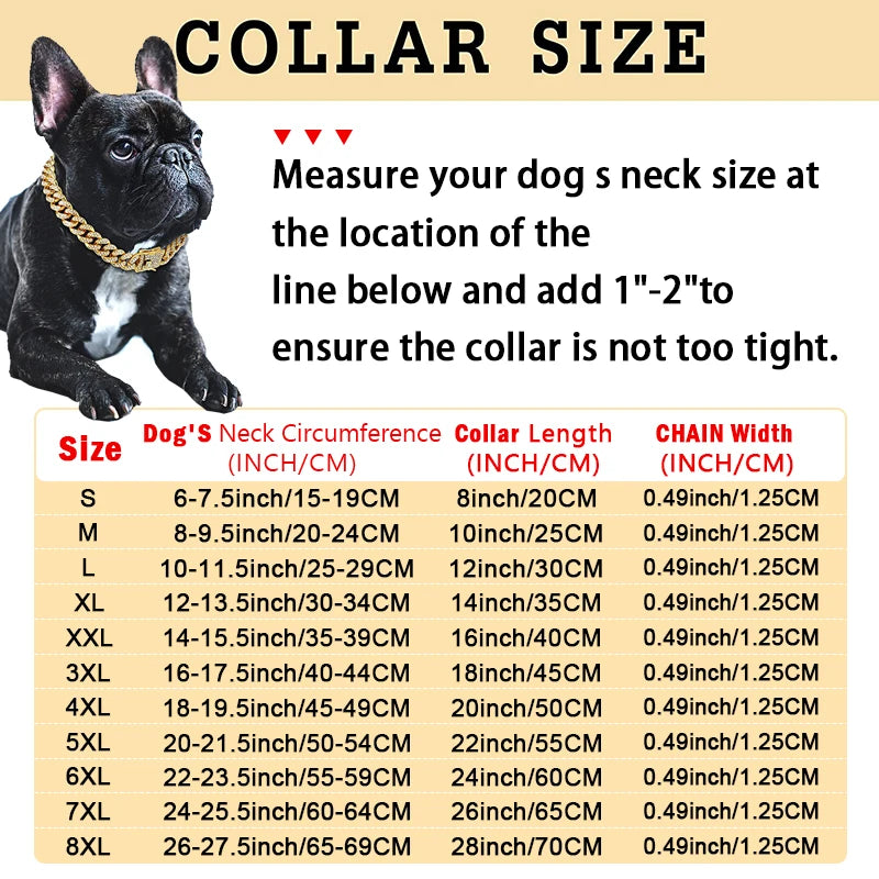 Cuban Link Diamond Dog Collar – photo 10