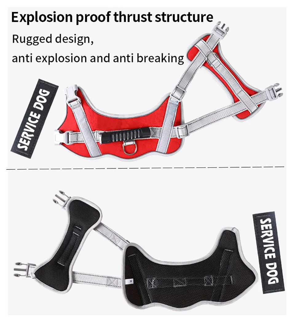 No-Pull Reflective Dog Harness & Leash Set