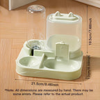 2-in-1 Automatic Cat Feeder & Water Dispenser