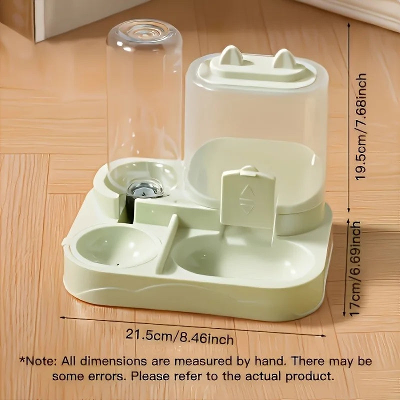 2-in-1 Automatic Cat Feeder & Water Dispenser