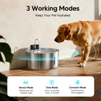 7L Stainless Steel Sensor Pet Water Fountain – photo 6